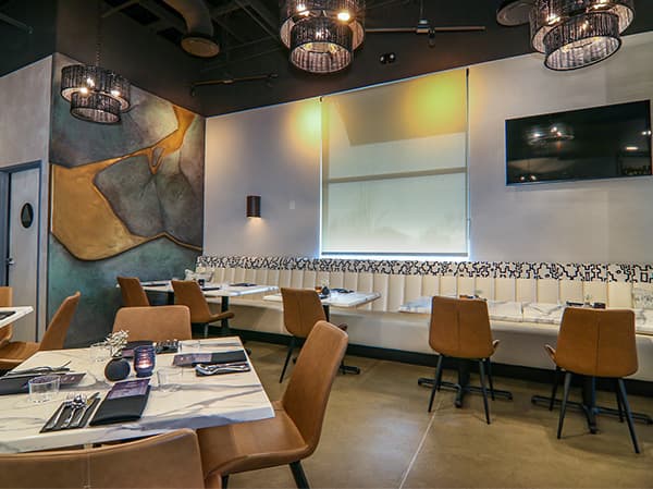 Commercial hospitality interior construction project