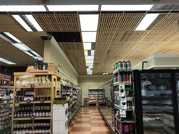Liquor and wine shop interior in Placerville by Jeff Smith Construction. Retail store interior featuring liquor and wine displays completed by Jeff Smith Construction in Placerville, CA.